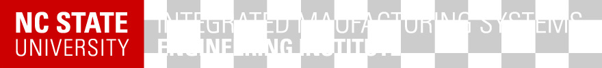 Integrated Manufacturing Systems Engineering Institute logo | red and white