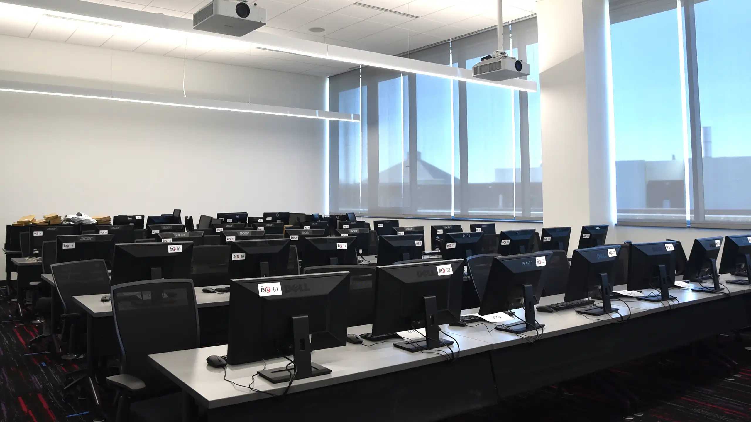 A view of Fitts-Woolard Hall Room 2125