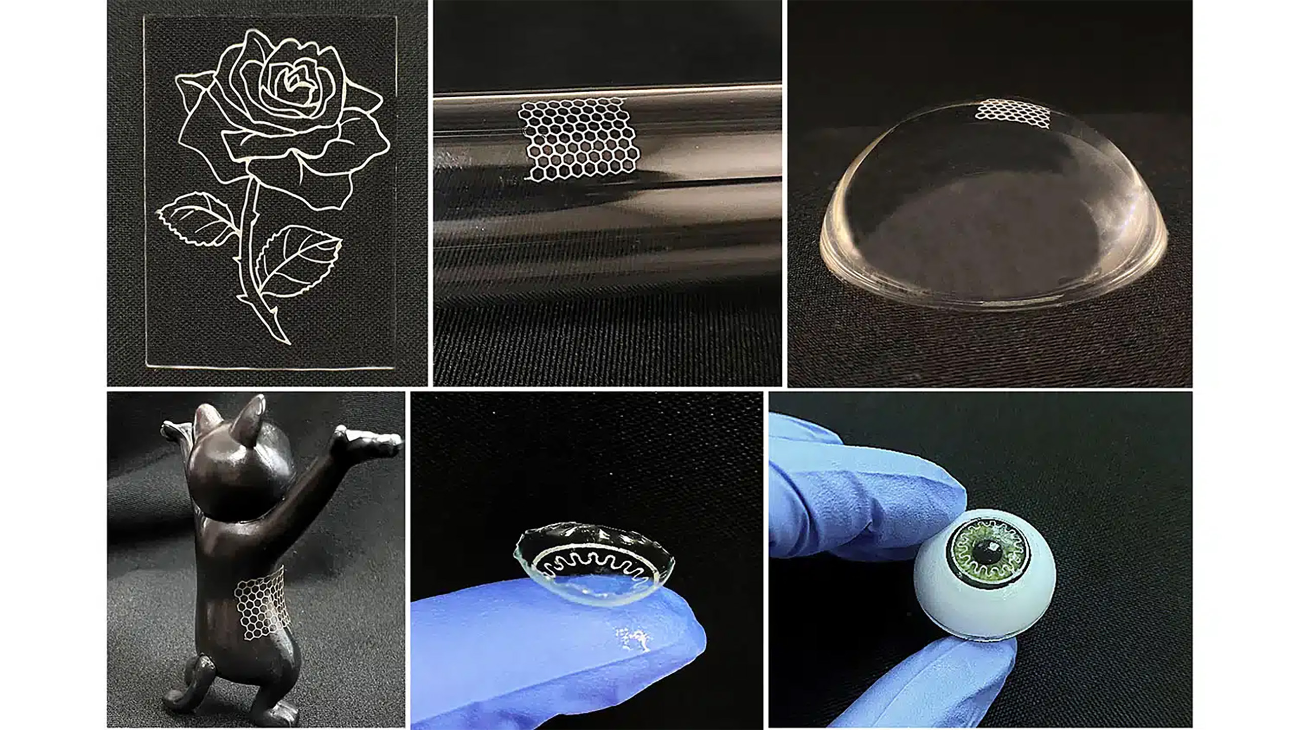 Printing Flexible Circuits on Curved Surfaces